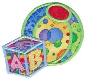 Picture of Baby Applique Machine Embroidery Design