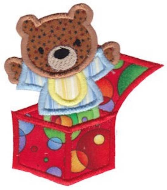 Picture of Baby Jack-In-The-Box Applique Machine Embroidery Design