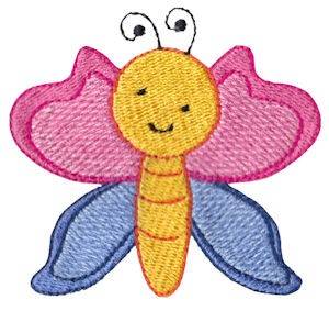 Picture of Spring Butterfly Machine Embroidery Design