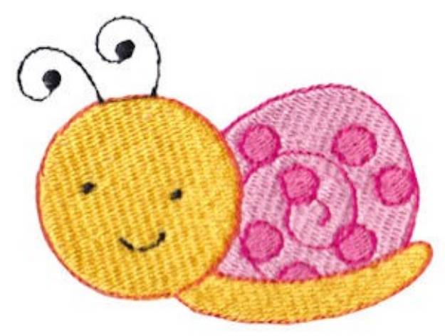 Picture of Spring Snail Machine Embroidery Design