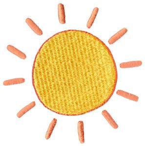 Picture of Springtime Sunshine Machine Embroidery Design