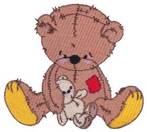 Picture of Raggedy Bear & Bunny Machine Embroidery Design