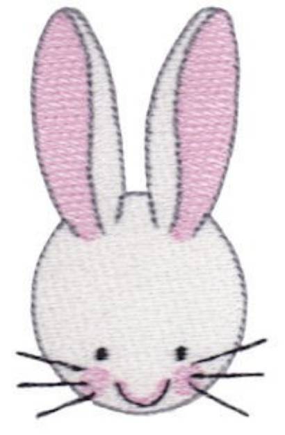 Picture of Bunny Head Machine Embroidery Design