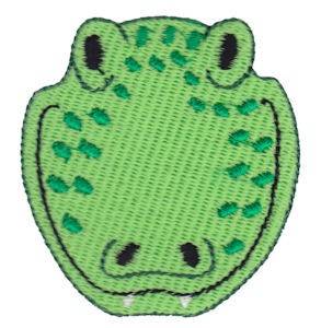 Picture of Alligator Head Machine Embroidery Design