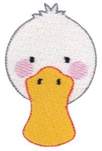 Picture of Duck Head Machine Embroidery Design