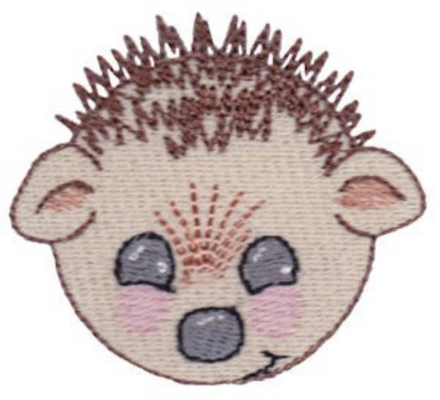 Picture of Hedgehog Head Machine Embroidery Design
