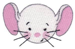 Picture of Mouse Head Machine Embroidery Design