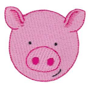Picture of Pig Head Machine Embroidery Design