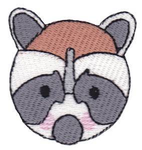 Picture of Raccoon Head Machine Embroidery Design