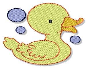 Picture of Yellow Duck Machine Embroidery Design