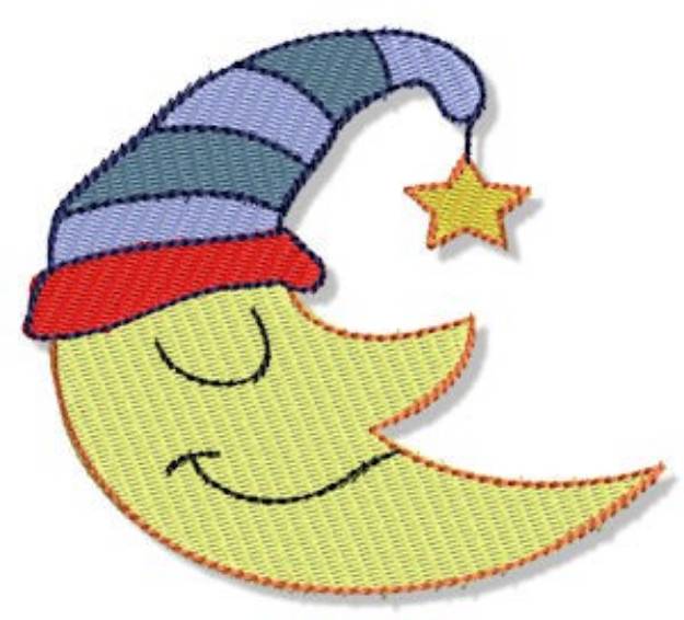 Picture of Night Moon Machine Embroidery Design