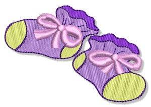 Picture of Baby Bootie Machine Embroidery Design