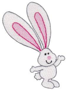 Picture of Bunny Big Ears Machine Embroidery Design