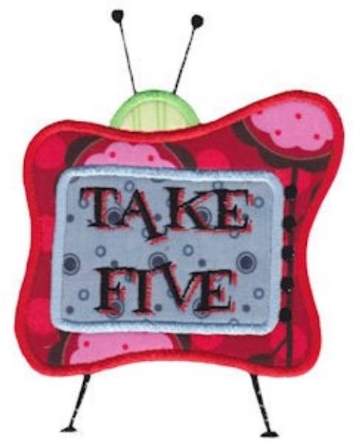 Picture of Take Five Machine Embroidery Design
