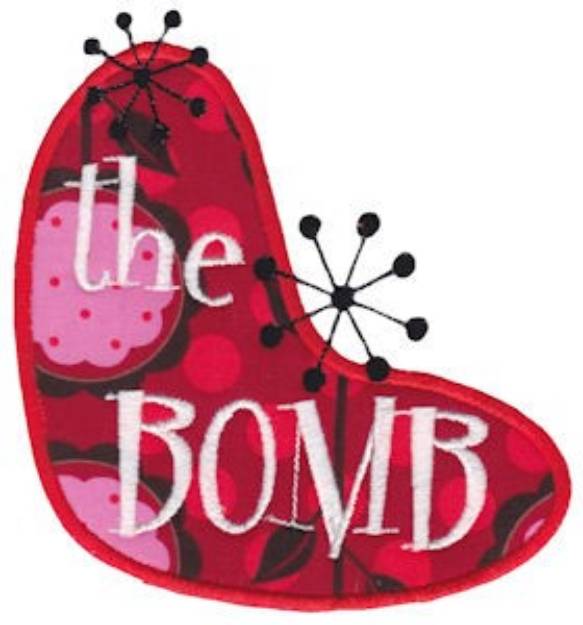 Picture of The Bomb Machine Embroidery Design