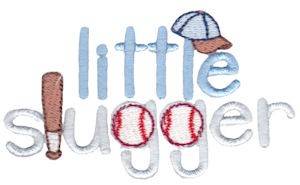 Picture of Little Slugger Machine Embroidery Design