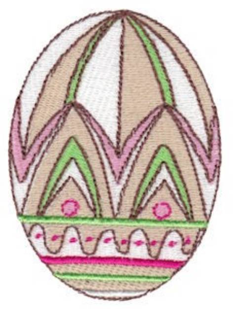Picture of Holiday Egg Machine Embroidery Design