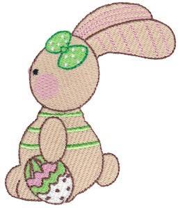 Picture of Easter Rabbit Machine Embroidery Design
