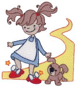 Picture of Dorothy & Toto Machine Embroidery Design
