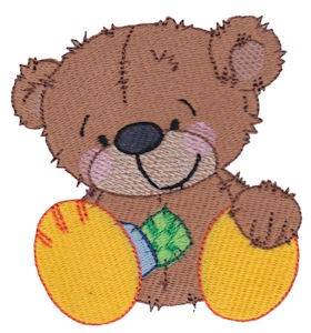 Picture of Raggedy Bear Machine Embroidery Design