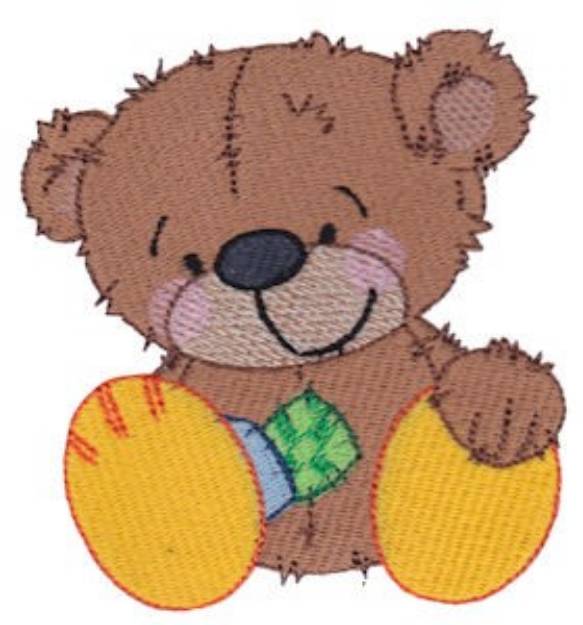 Picture of Raggedy Bear Machine Embroidery Design