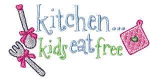 Picture of Kids Eat Free Machine Embroidery Design