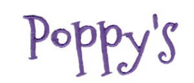 Picture of Poppys Machine Embroidery Design