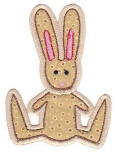 Picture of Little Farm Bunny Machine Embroidery Design