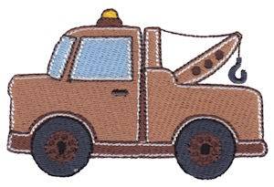 Picture of Lets Go Tow Truck Machine Embroidery Design
