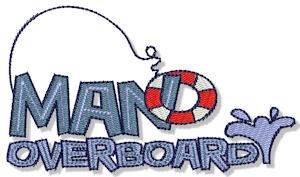 Picture of Man Overboard Machine Embroidery Design