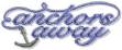 Picture of Anchors Away Nautical Sentiment Machine Embroidery Design