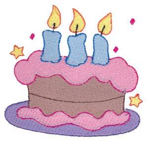 Picture of Its My Birthday Machine Embroidery Design