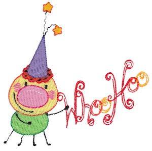 Picture of Birthday Bug Machine Embroidery Design