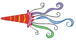 Picture of Birthday Bug Popper Machine Embroidery Design
