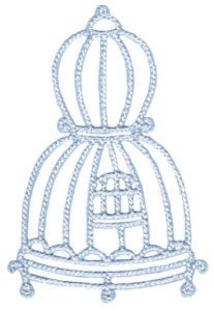 Picture of Tweet Thing Cage Machine Embroidery Design