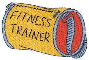Picture of Fitness Trainer Bag Machine Embroidery Design