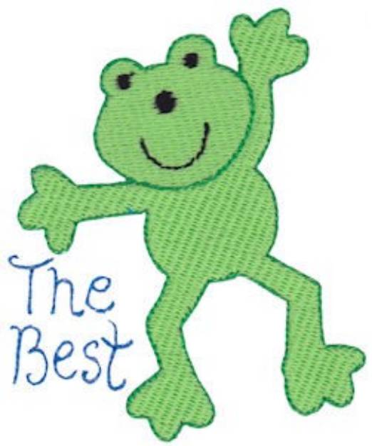 Picture of Hopping Froggy Machine Embroidery Design