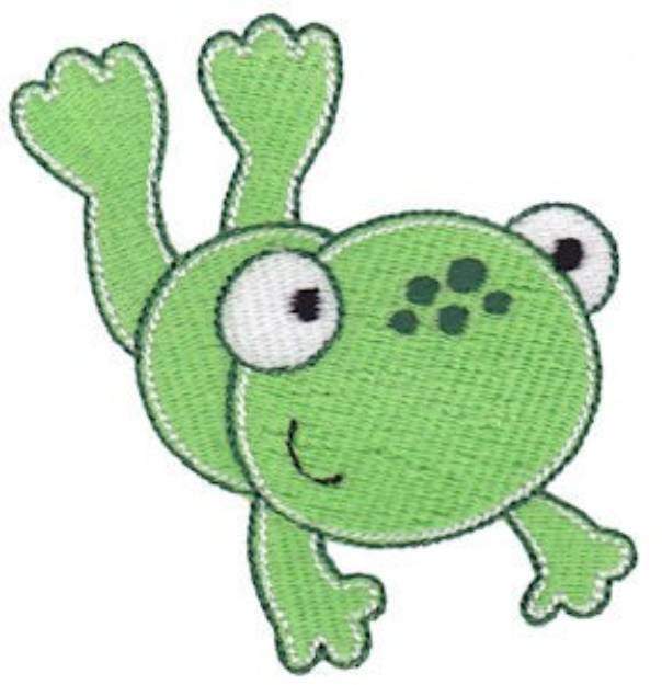 Picture of Hopping Frog Machine Embroidery Design