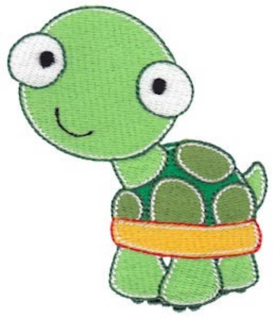 Picture of Little Turtle Machine Embroidery Design