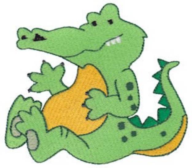 Picture of Aussie Alligator Machine Embroidery Design