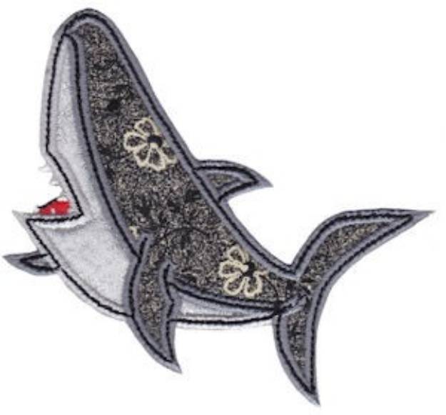 Picture of Aussie Shark Applique Machine Embroidery Design
