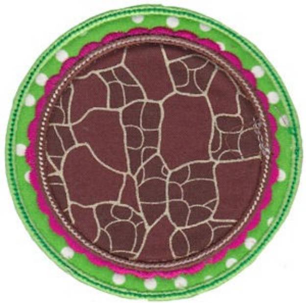 Picture of Decorative Circular Applique Machine Embroidery Design