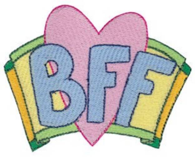 Picture of Be My BFF Machine Embroidery Design