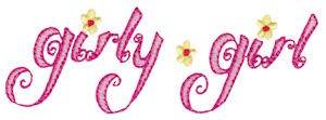 Picture of Girly Girl Machine Embroidery Design
