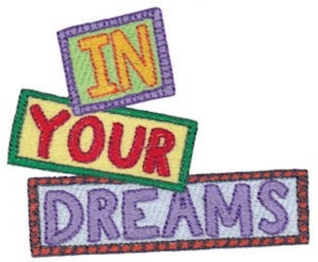 Picture of In Your Dreams Machine Embroidery Design