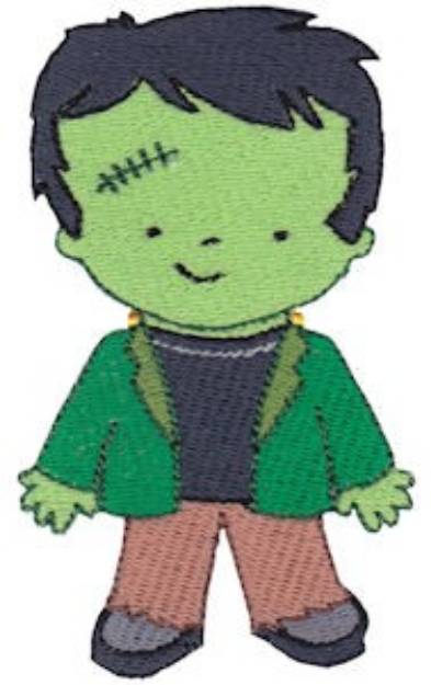 Picture of Tiny Frankenstein Machine Embroidery Design