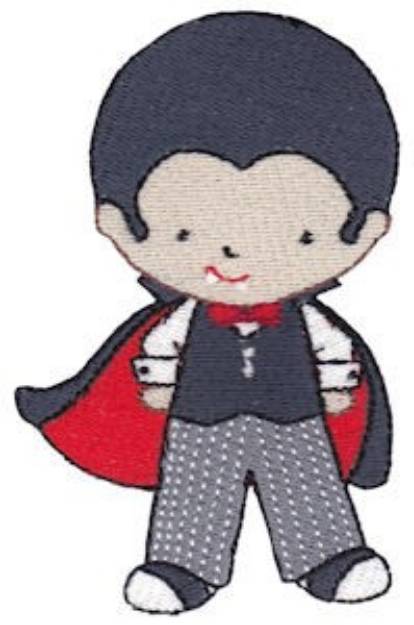 Picture of Tiny Dracula Machine Embroidery Design