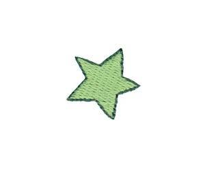 Picture of Halloween Green Star Machine Embroidery Design