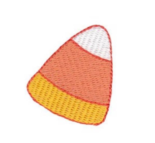 Picture of Halloween Candy Corn Machine Embroidery Design