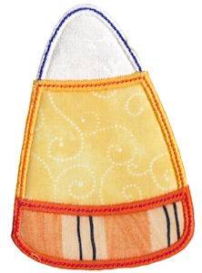 Picture of Halloween Candy Corn Applique Machine Embroidery Design